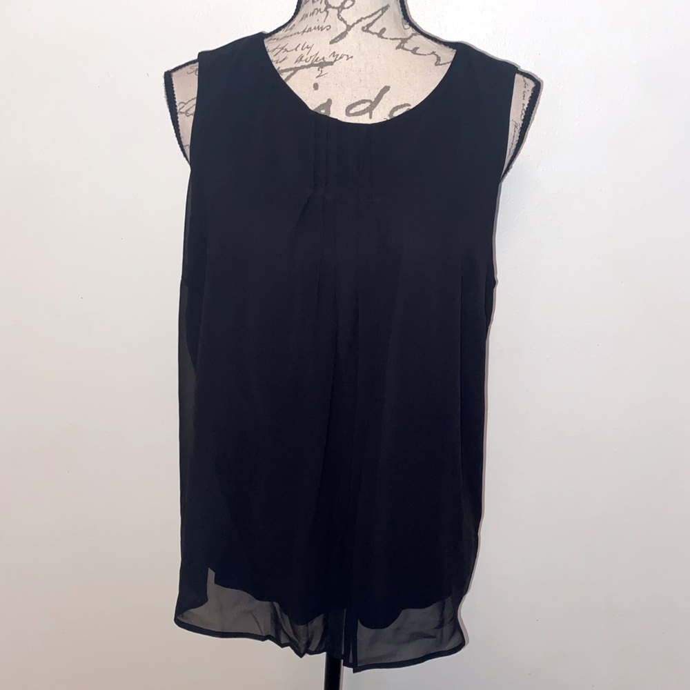▪️♦️NWT Apt.9 Chiffon Overlay Top▪️